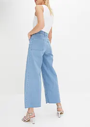 Wide Leg-jeans, High Waist, cropped, bonprix