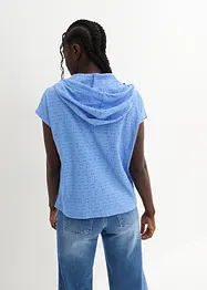Henley-shirt med hette, bonprix