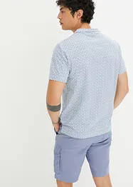 Poloshirt, kort arm, av økologisk bomull, med print, bpc bonprix collection