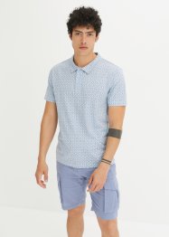Poloshirt, kort arm, av økologisk bomull, med print, bpc bonprix collection