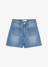 Jeansshorts, High Waist, stretch, John Baner JEANSWEAR