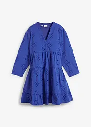 Tunikakjole med hullbroderi, bonprix