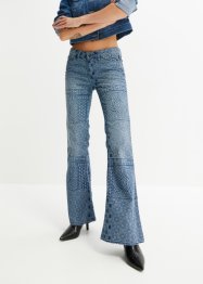 Jeans med sleng og mønstermiks, RAINBOW