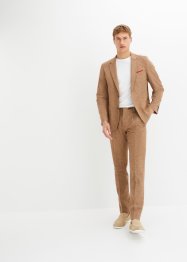 Dress med lin (2-delt sett): Blazer og bukse, Slim Fit, bpc selection