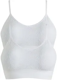 Feel Comfort Seamless-bustier (2-pack)​, bpc bonprix collection