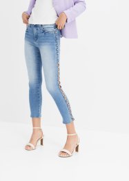 Skinny jeans med perle-applikasjon, BODYFLIRT