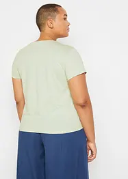 Basic T-skjorte med trykk (2-pack), bonprix