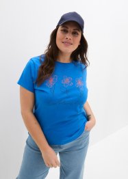 Basic T-skjorte med print (2-pack), bpc bonprix collection