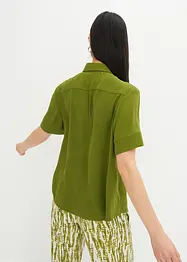 Kortermet bluse med brystlomme, bonprix