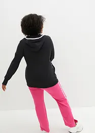 Stretch-sweatjakke med bomull, bonprix