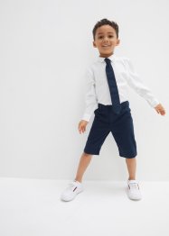 Shorts med skjorte og slips til barn, selskap (3 delt sett), bpc bonprix collection