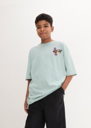 Oversized T-skjorte av økologisk bomull til barn, bpc bonprix collection