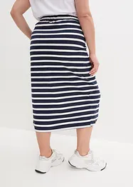 Jerseyskjørt i midi-lengde, bonprix