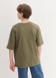T-skjorte av økologisk bomull til barn (2-pack), bpc bonprix collection