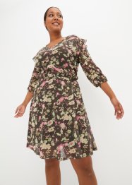 Mesh-kjole med print, BODYFLIRT