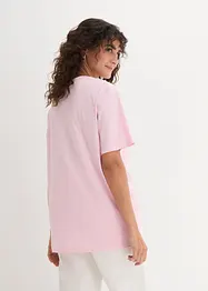 Vid, lang topp med V-hals, kortermet (5-pack), bonprix