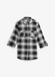 Rutete bluse i 100% bomull, bonprix