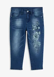 Capri-jeans med sommerfuglprint, bonprix