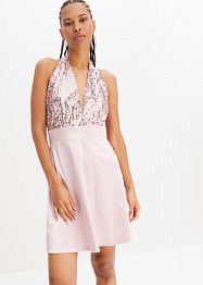 Halterneck-kjole med paljetter, BODYFLIRT boutique