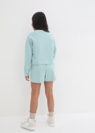 Sweatshirt og shorts av økologisk bomull til barn (2-delt sett), bpc bonprix collection
