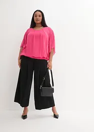 Chiffonbluse med topp under, bonprix