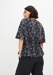 Bluse med print, bonprix