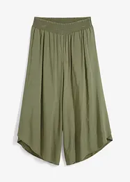 Legglang culottes med elastisk linning, bonprix