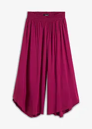 Legglang culottes med elastisk linning, bonprix