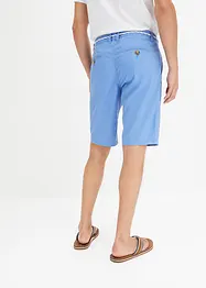 Chino-bermuda med lin og knytebånd, Regular Fit, bonprix