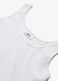 Ribbet topp av 100% bomull, bonprix