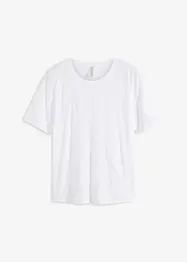 T-skjorte med applikerte blonder, bonprix