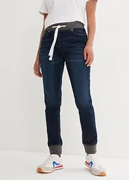 Boyfriend-jeans med elastisk linning, bonprix