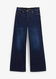 Stretch-jeans med vide ben og komfortlinning, bonprix