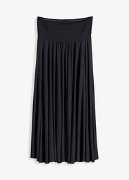 Jerseyskjørt i lett viskose, bonprix