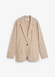 Blazer med bærekraftig lin, Loose Fit, bpc bonprix collection