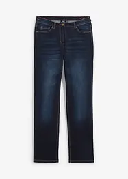 Straight-jeans, Mid Waist, i bomull, bonprix