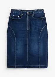 High Waist stretchskjørt med komfortlinning, bonprix