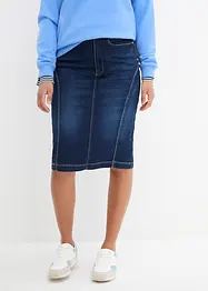 High Waist stretchskjørt med komfortlinning, bonprix