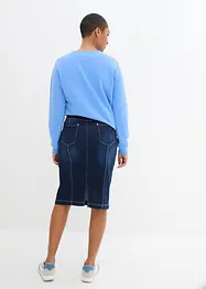 High Waist stretchskjørt med komfortlinning, bonprix