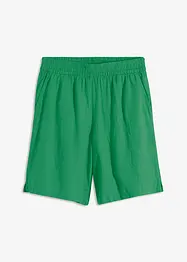 Slip on-shorts av luftig linmiks, bonprix