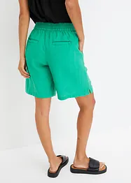 Slip on-shorts av luftig linmiks, bonprix