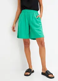 Slip on-shorts av luftig linmiks, bonprix