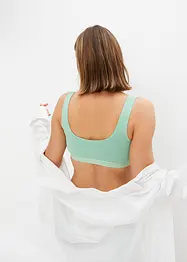 Bustier med økologisk bomull (3-pack), bonprix