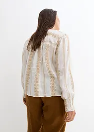 Bluse av ren lin, bonprix