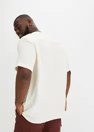 Kortermet skjorte i lett musselin, bonprix