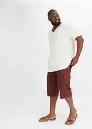 Kortermet skjorte i lett musselin, bonprix