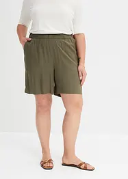 Shorts av viskose i slip on-modell, bonprix