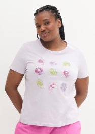 Bomulls T-shirt med print, bpc bonprix collection