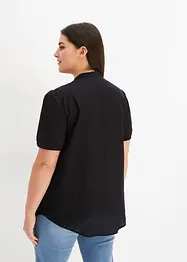 Bluse med hullbroderi, bonprix