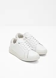 Low skinn-sneakers, bonprix